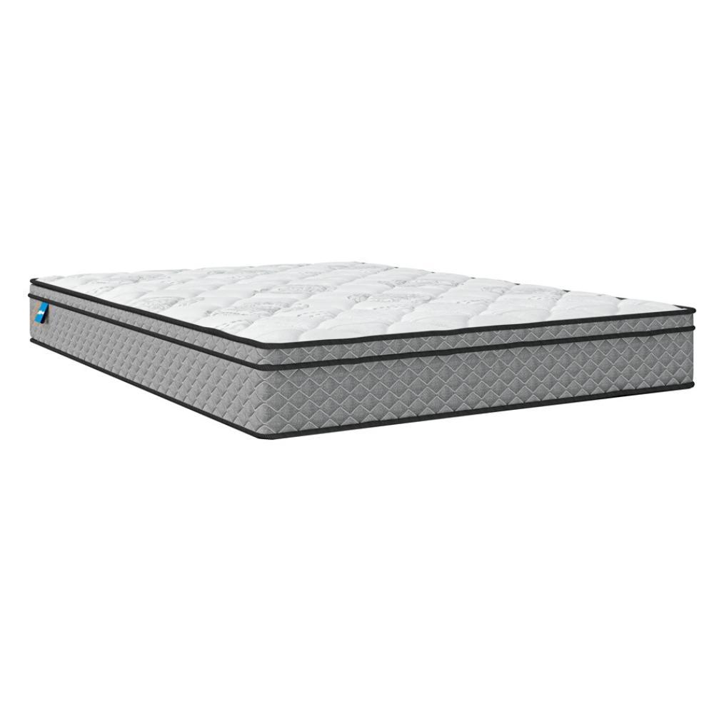 Colchão Casal Queen Molas Ensacadas Mirage 158x198x24cm Cinza/Branco Umaflex - Suporta até 120kg por