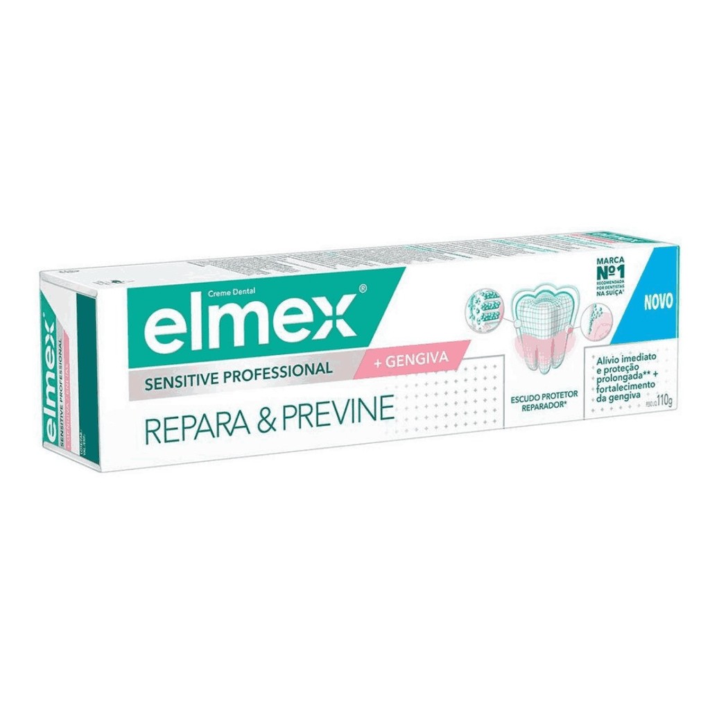 Creme Dental Elmex Sensitive Professional Gengivas 110g