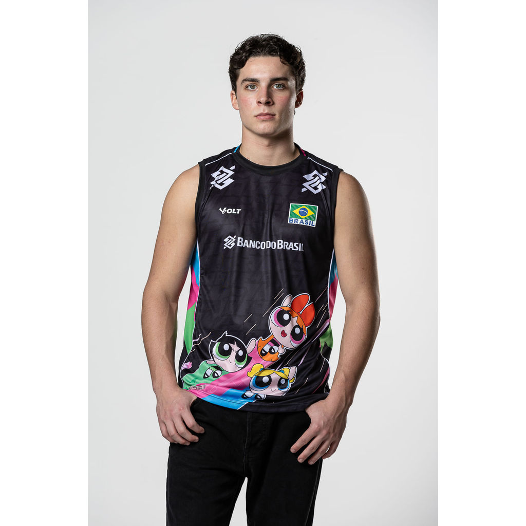 Regata Trio Meninas Superpoderosas 2026 Vôlei Brasil Masculina Volt