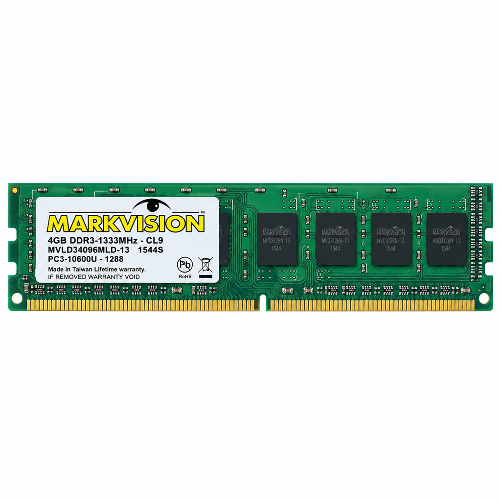 MEMÓRIA RAM MARKVISION 4GB DDR3 1333MHZ PARA PC DESKTOP
