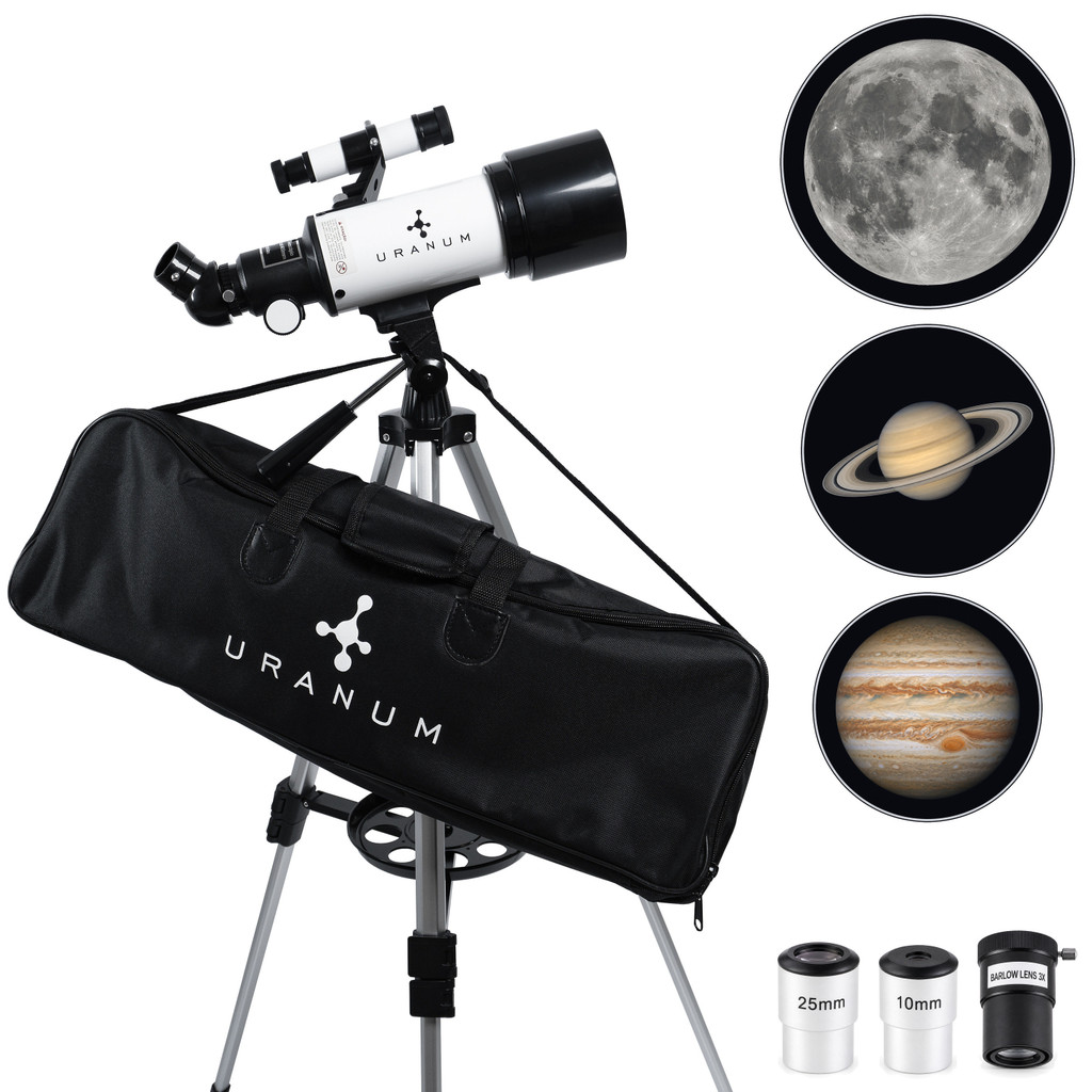 Imagem Telescópio Refrator 70mm Pegasus-1 Uranum Astronômico Tripé