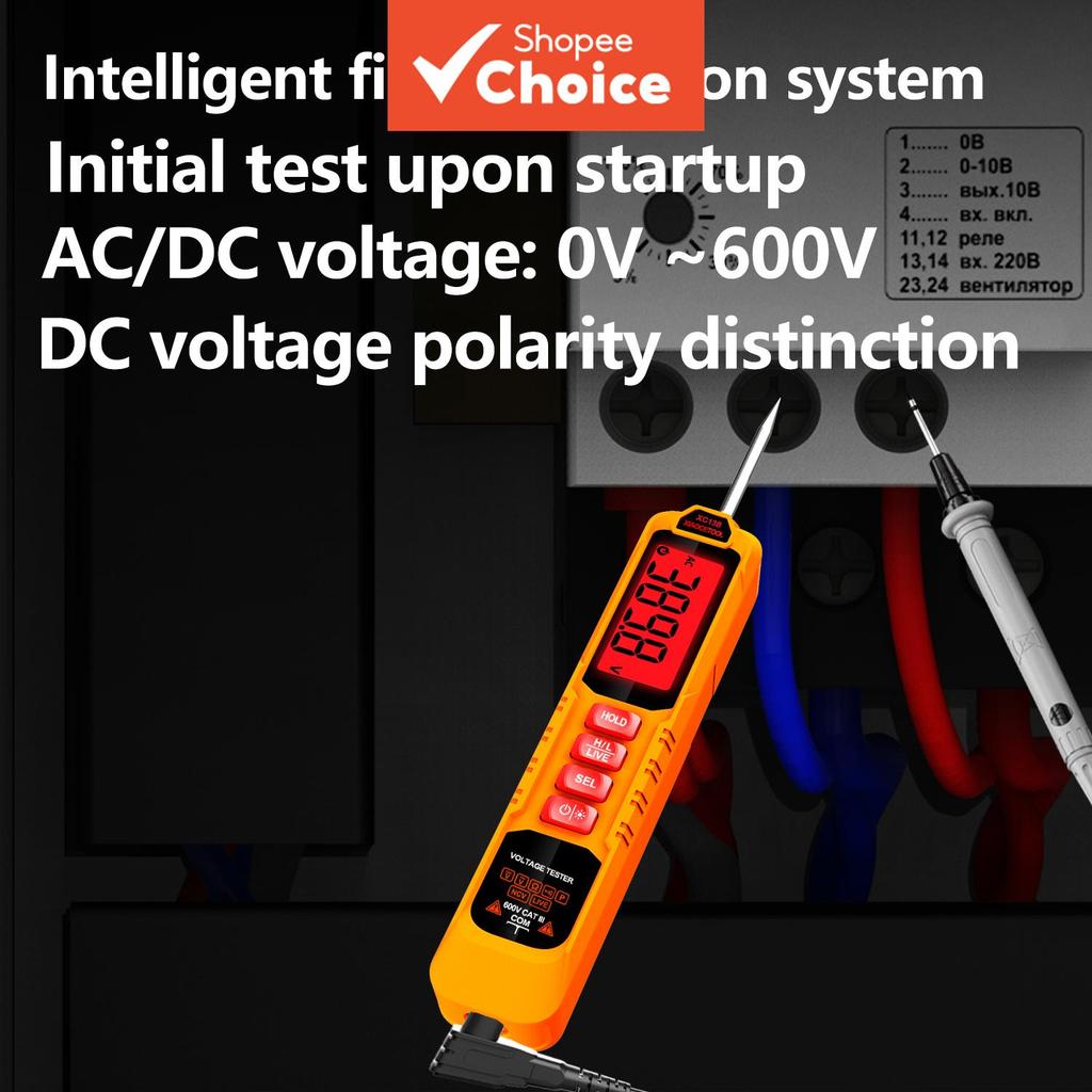 Caneta de teste automotiva especial, faixa automática, retenção de dados, display LED, proteção inteligente contra