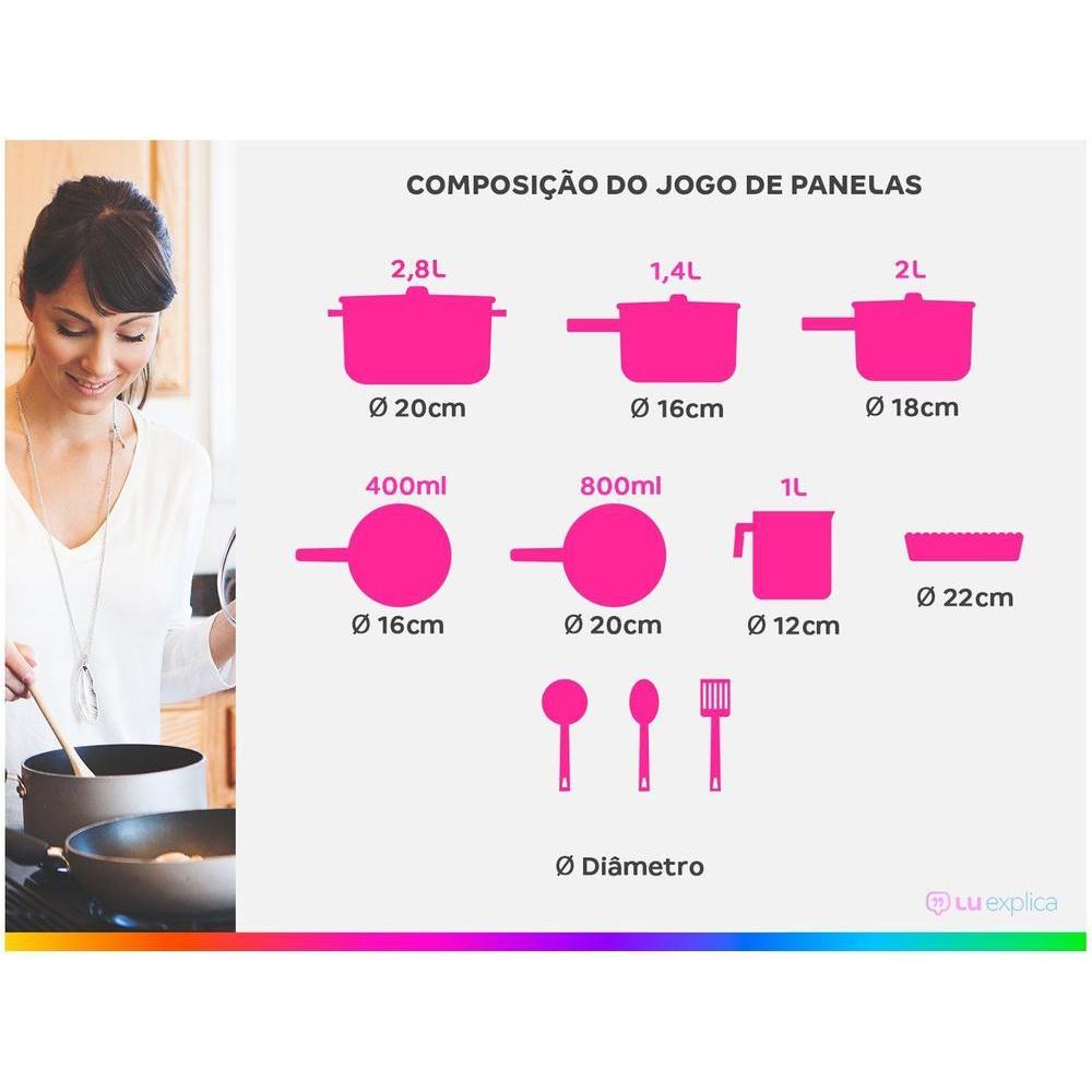 Jogo de Panelas Tramontina Antiaderente — imagem 2 de 2