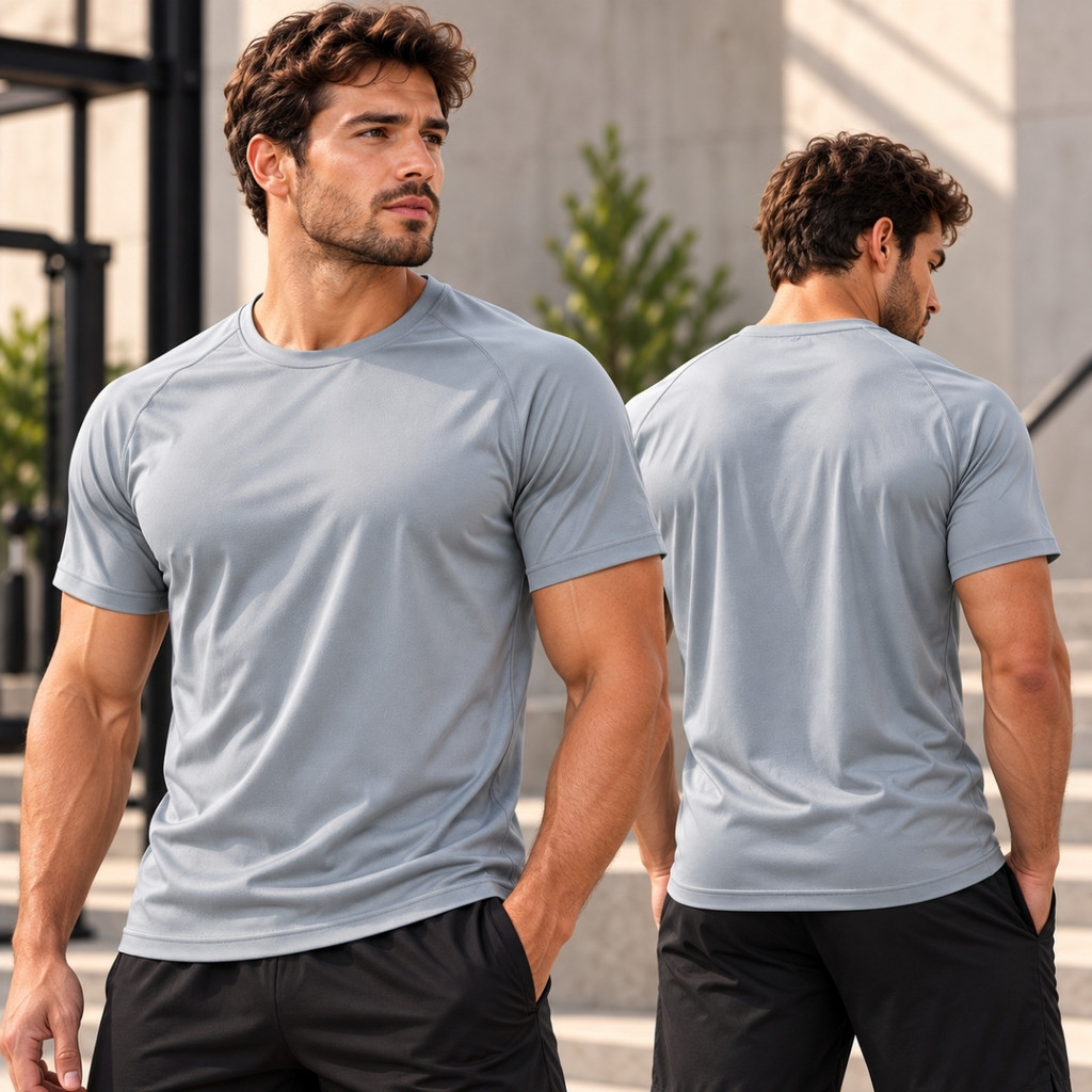 Camisa Dry Fit Masculino Camiseta de DryFit Esportiva Fitness Academia Respirável Sem Odor