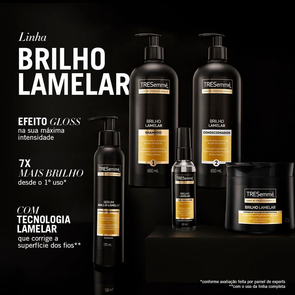 Kit Shampoo + Condicionador Tresemmé Brilho Lamelar 650ml · foto 2