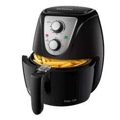 Fritadeira Elétrica Air Fryer Mondial Pratic AF-36-BI 3,6L Inox/Preta - 110V