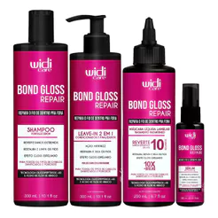 Kit Widi Care Shampoo + Máscara + Leave-In + Sérum Bond Gloss Repair