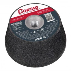Rebolo cônico esmerilhadeira angular 100mm G80 - Cortag