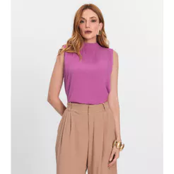 Regata Feminina Gola Alta Endless Rosa