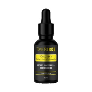 TonicForce 3 em 1 – Barba, Cabelo e Bigode | Fortalece e Estimula os Fios | Uso Tópico 30ml em Oferta na Shopee