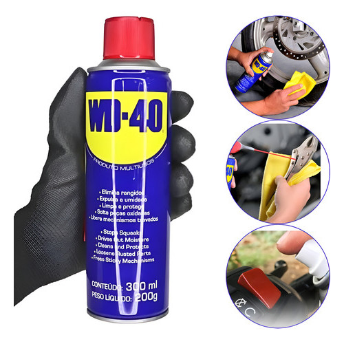 WD-40 Desengripante Lubrificante Spray 300ml Multiuso