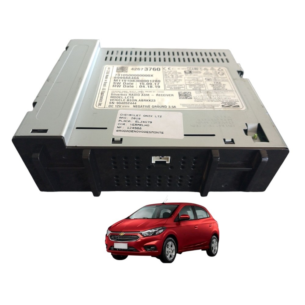 Modulo asm receiver rádio gm onix ltz flex 2019