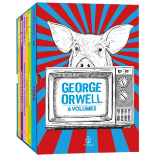 Box George Orwell com 6 livros, pôster e marcador de página em Oferta na Shopee