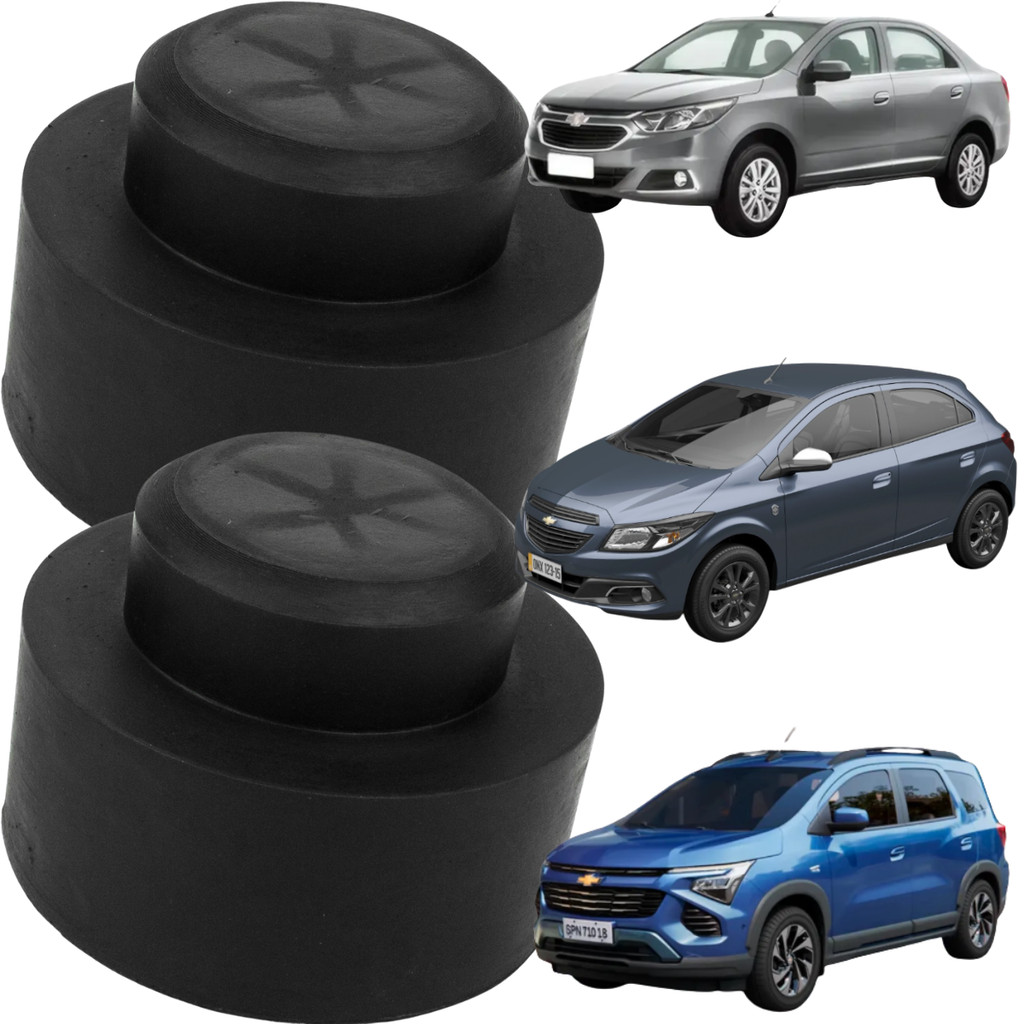 Kit Par Calço Espaçador Mola Traseira Onix Cobalt Spin 3,8cm