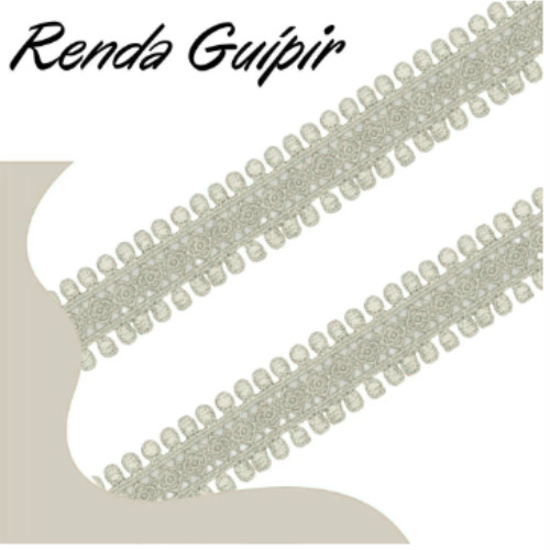 Renda Guipir Chl-616 - Entremeio - 2.0 Cm -  Rolo C/13.7 Metros Cor:Branco-101