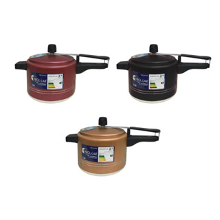 Panela de Pressão 2.5L Antiaderente Teflon Pequena Colorida Alumínio Pintada Cozimento Rápido Selo Inmetro Prollar em Oferta na Shopee