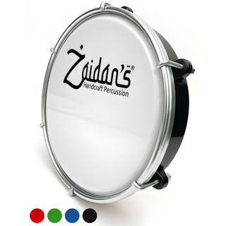 Tamborim Zaidans Pele Leitosa 6 Pol Escola Bloco Samba Percussão Infantil Adulto Cor Preto