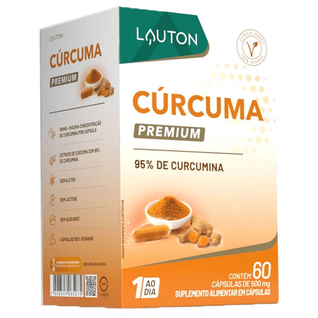 Cúrcuma Premium - 30 Cápsulas - Lauton Nutrition em Oferta na Shopee