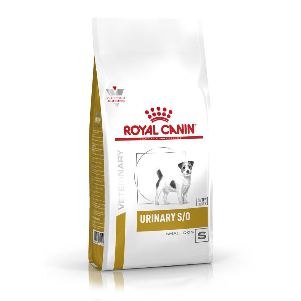 Ração Seca Veterinary Diet Urinary Small Dog para Cães de Porte Pequeno com Cálculos Urinários Royal Canin 2kg em Oferta na Shopee