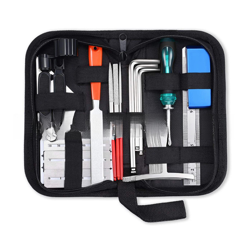 Conjunto de ferramentas de reparo de guitarra 25 em 1 em Oferta na Shopee
