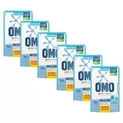 Kit 6 Refil Sabão Líquido Omo Puro Cuidado 900ml