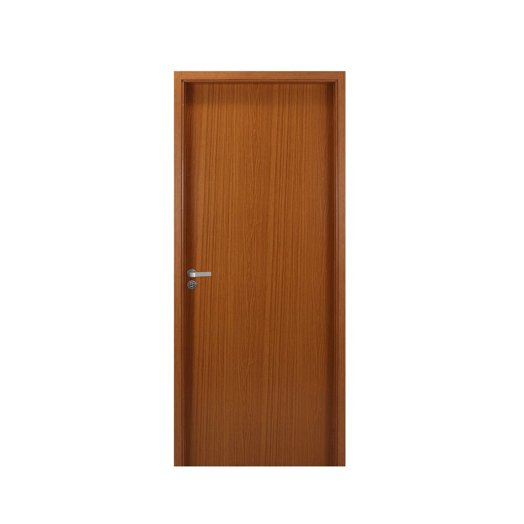 Kit Porta de Madeira Lisa 215x84cm com Batente de Mdf Ultra 10cm Melamínica Mgm Abertura Direita Mogno em Oferta na Shopee