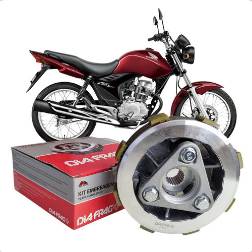 Kit Embreagem Completo Fan Titan 160 Bros 160 Xre 190