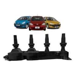 Bobina Ignição Citroen C3 Peugeot 206 207 307 1.6 16v Flex
