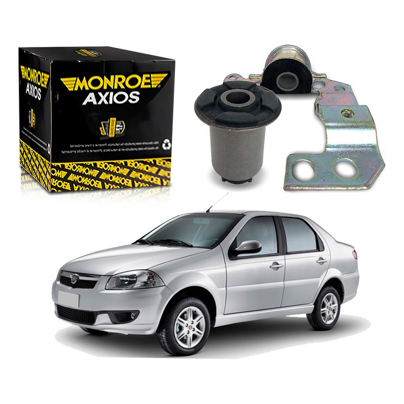 Par Bucha Bandeja Esquerda Siena Rst Iii 1.0 1.4 1.6 2010 A 2012 em Oferta na Shopee