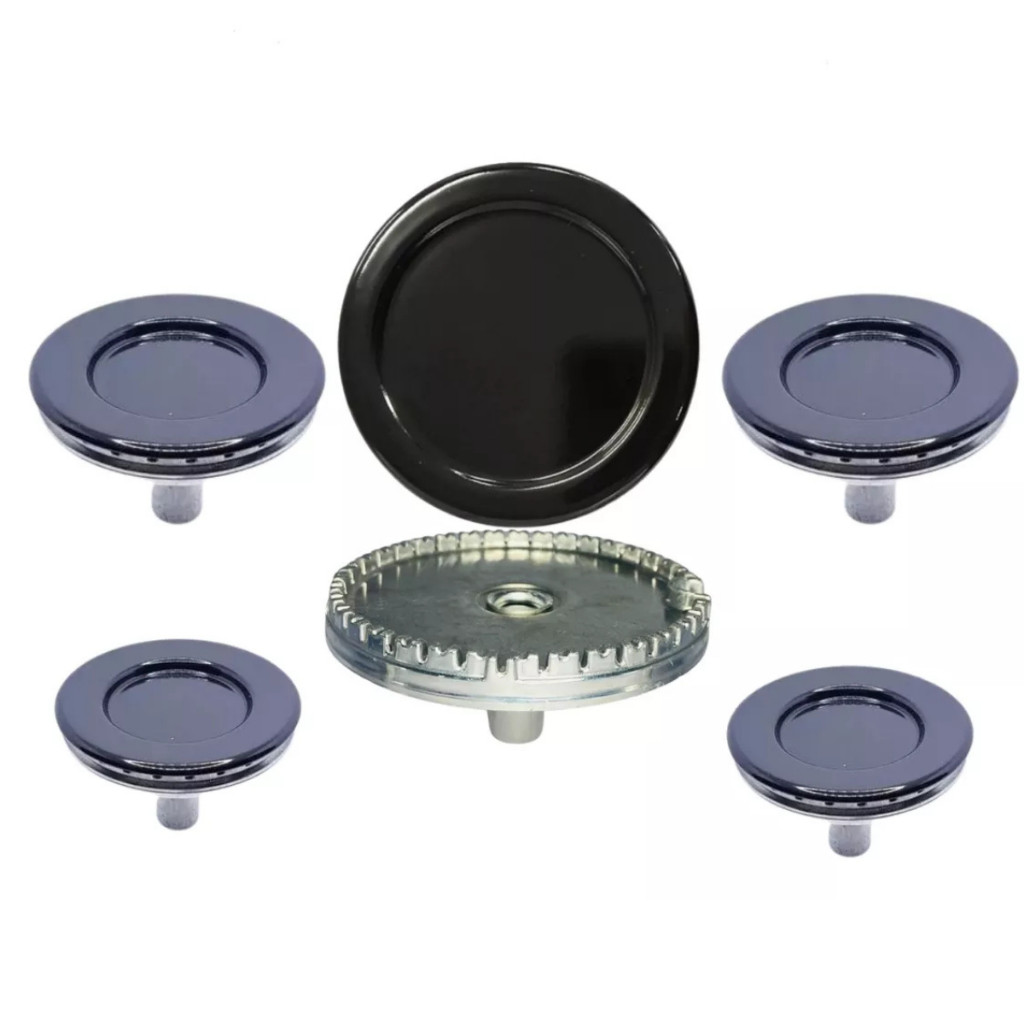 Kit 5 Queimadores Completo Fogão Atlas Fastcook 100% original em Oferta na Shopee