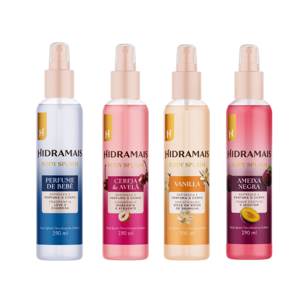 Hidramais Body Splash 190ml em Oferta na Shopee