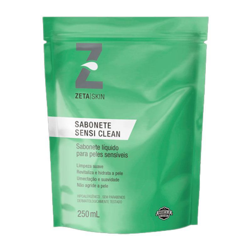 Refil Sabonete Líquido Facial Zeta Skin Sensi Clean 300ml em Oferta na Shopee