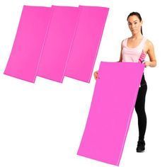 Kit 3 Colchonete ROSA Academia / Yoga / Pilates - 90x40x3cm SC oferta