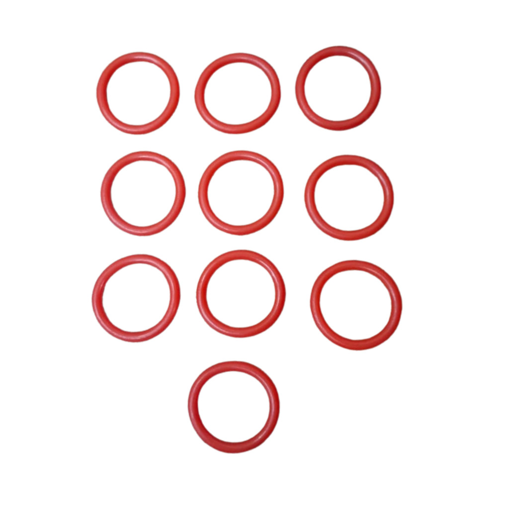 Anel de silicone pino patim vermelho P/ Mercedes kit c/ 10