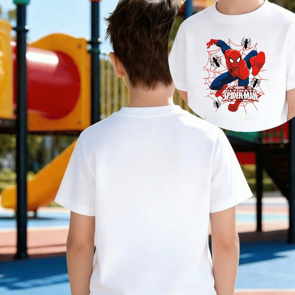 Blusa camiseta masculina infantil 100% algodão estampada confortável tecido premium leve