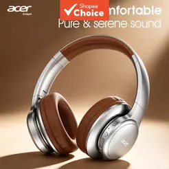 Acer OHR559 Fones De Ouvido Tipo-C Bluetooth Sem Fio Over-Ear HiFi Estéreo Para Música Uso Diário Viagem Comutar Trabalh