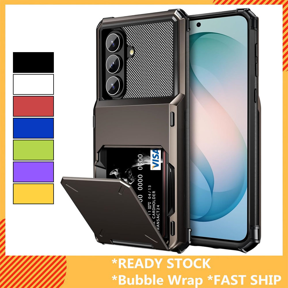 Capa De Telefone-Carteira Com Slot Para 4 Cartões , Crédito Samsung Galaxy A57 A56 A37 A36 A27 A26 A17 A16 A55 , Suporte