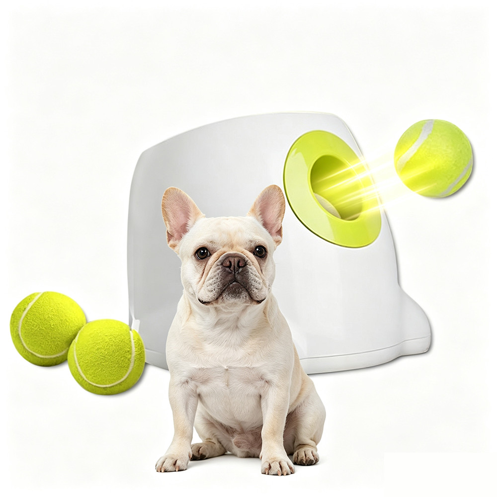Newpet Máquina Lançadora De Bola De Cachorro Divertido Brinquedo Lançador Interativo , Brinquedo Cães