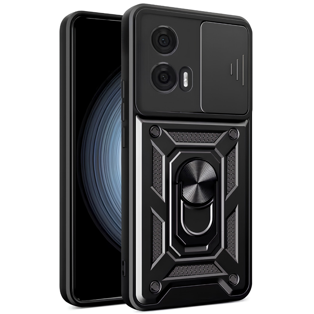 Capa Armadura para Motorola Edge 50 Fusion Anti-Impacto com Anel Magnético e Pro