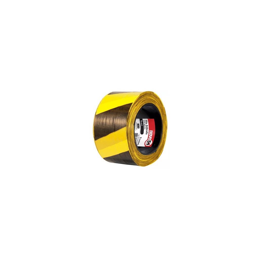 Fita Zebrada para Demarcação 70 mm x 200 Metros - Nove54