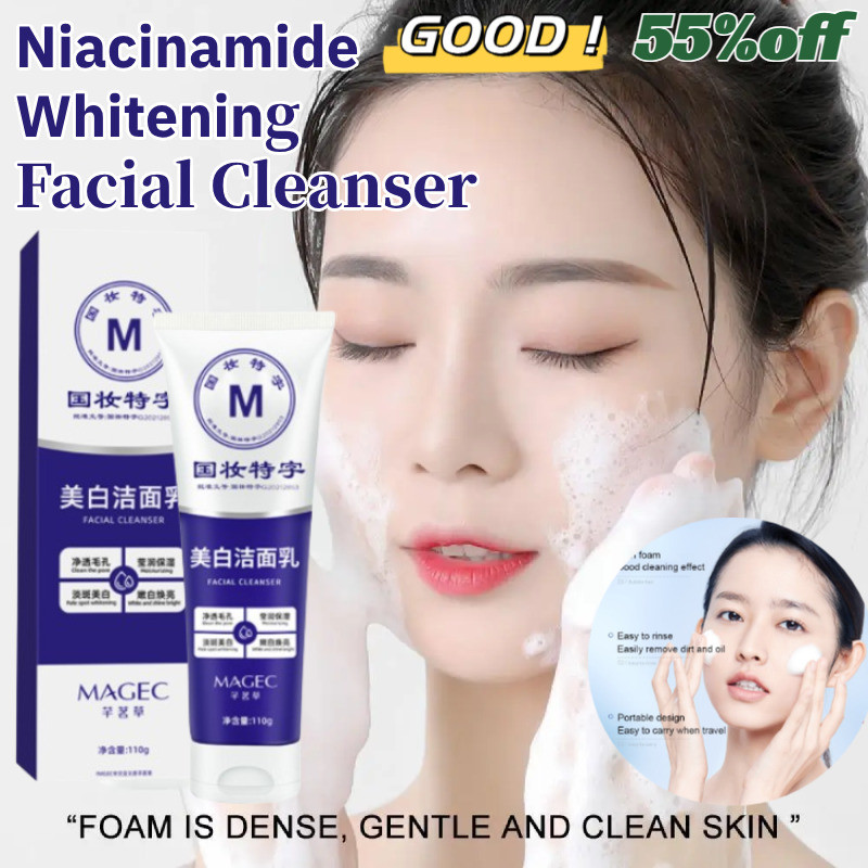 【Limpeza Profunda】[Limpeza Profunda] Limpador Facial Branqueador/Anti-Manchas/Cuidados Com A Pele