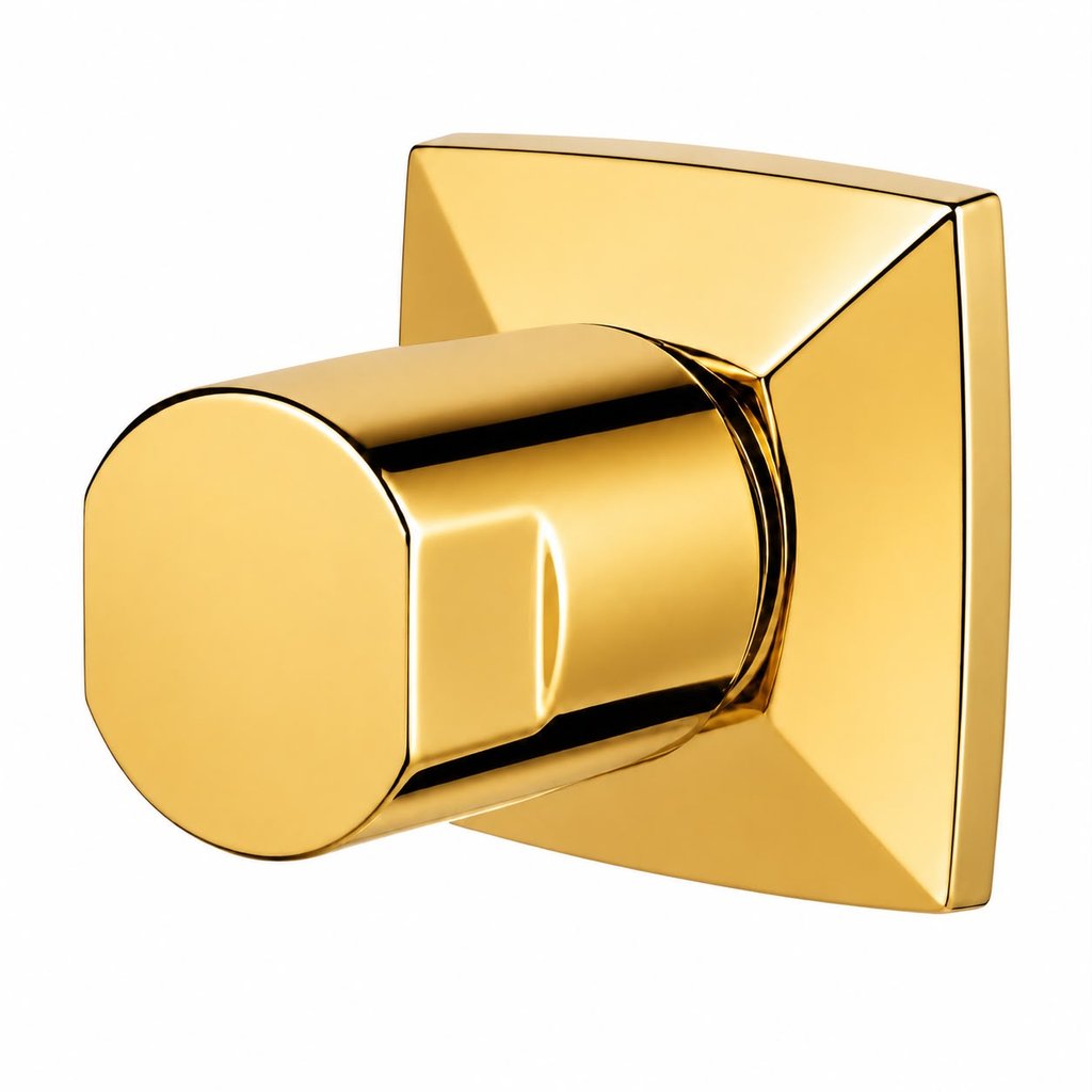 Acabamento para registro em metal c-44 1/2 ou 3/4 dourado