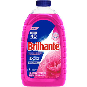 Brilhante Lava-Roupas Líquido Perfume e Cuidado Extraordinário Galão 3L