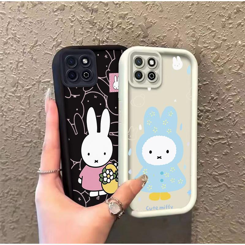 Funda Candy Kawaii Miffy para Samsung A55 A54 A53 A16 A06 A34 A15 A14 A36 A35 A34 A22 A32 A13 A05 A05S A04 A04E A25 A24 
