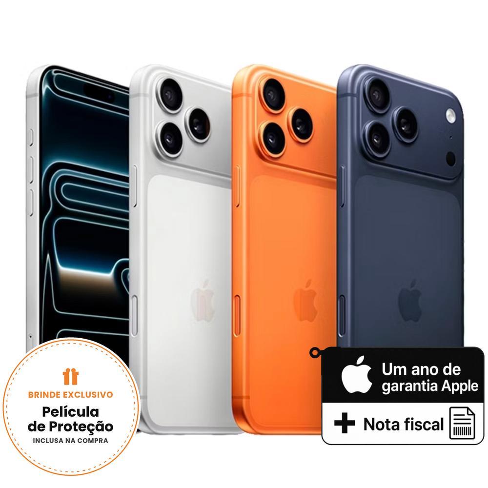 Smartphone IPhone 17 Pro E Pro Max 256GB 5G iOS - Apple Original - (Novo / Lacra