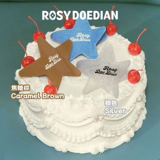 R ROSYDOEDIAN Skidding Series Star Grab Clip Estrela de cinco pontas Estilo coreano Tubarão Clipe Cabeça traseira Garra 