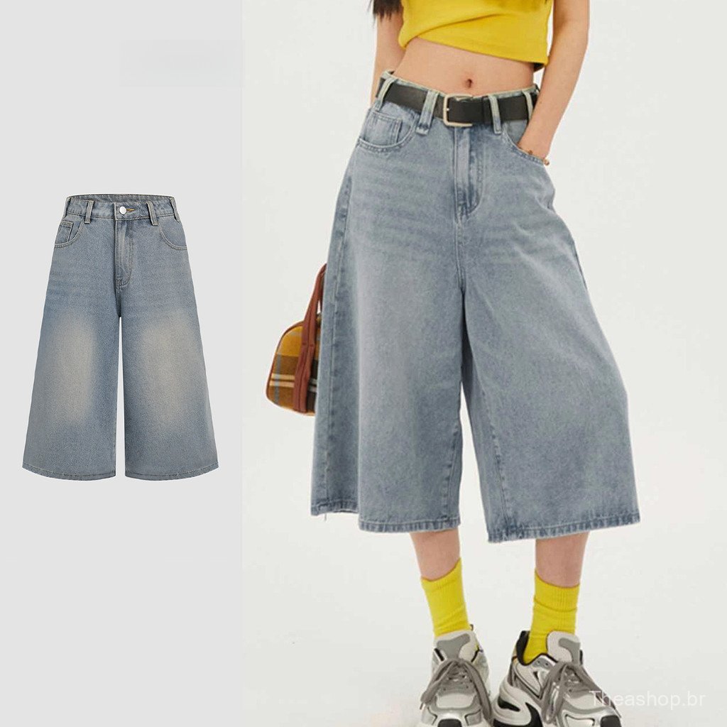 Shorts Elegantes Com Botões Assimétricos De Verão/Primavera Para Mulheres L121MD387