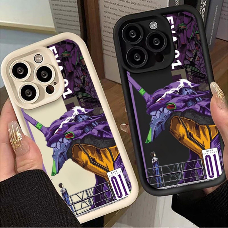 Anime Evangelion 01 EVA Capa De Telefone Para Samsung Galaxy A17 A07 A14 A25 A54 A56 A36 A26 A24 A14 A15 A12 A16 A34 A55