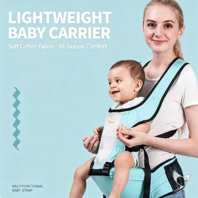 Banco De Cintura Para Porta-Bebês-Suporte De Ombro Respirável Portátil Mãe E Bebê