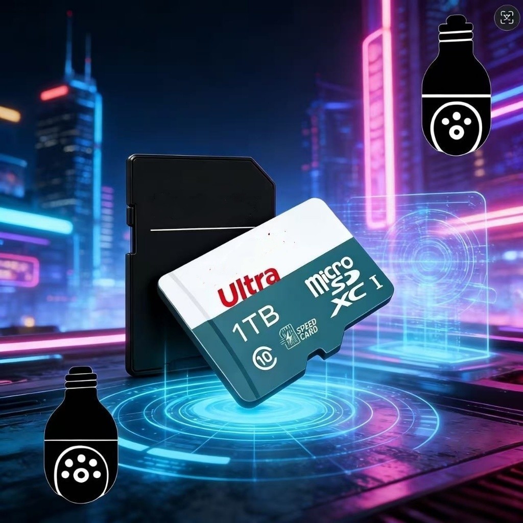 Cartão de Memória Micro SD 1TB 64GB  256GB 512GB Velocidade Alta + Adaptador SD